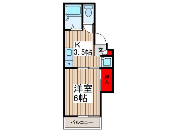 イースト芝の物件間取画像